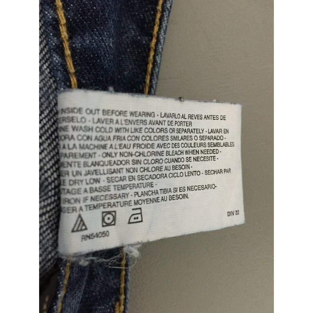 Nine West Womens Jeans Size 2/25 Stretch Cotton Flap Pockets Dark Wash 27.5x31 - Picture 6 of 10